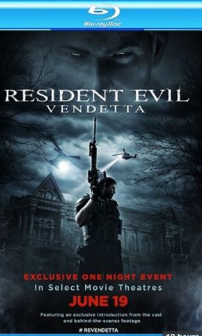 Resident Evil Vendetta 2017 Brrip 1080p  720p English x264 BLURAY YTS YIFY