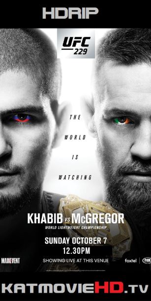 UFC 229: Khabib vs. McGregor 480p 720p HDRip (6th October 2018) PPV Full Show